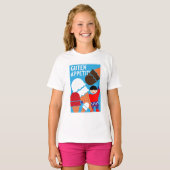 ヴィンテージレトロアイスクリームアート Tシャツ (正面フル)