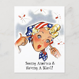 ヴィンテージレトロアメリカ旅行米国 シーズンポストカード