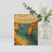 ヴィンテージレトロアルガルヴポルトガルトラベル ポストカード (スタンド正面)