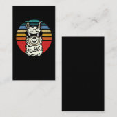 ヴィンテージレトロアルパカラマ 名刺 (正面/裏面)