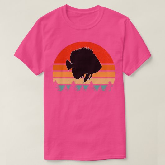 ヴィンテージレトロアンジェルフィッシュクラシック恋人ギフトTシャツ Tシャツ (デザイン正面)