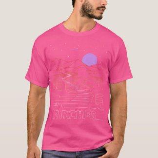 ヴィンテージレトロアーチズナショナルパークデリケートアーチ Tシャツ