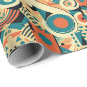 ヴィンテージレトロアールデコアートノヴォラッピング紙 ラッピングペーパー (ロールコーナー)