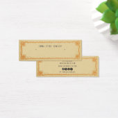 ヴィンテージレトロイヤリングバスケスタッドミニカード (デスク)