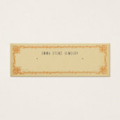 ヴィンテージレトロイヤリングバスケスタッドミニカード (正面)