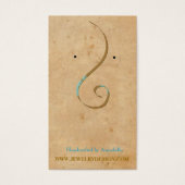 ヴィンテージレトロイヤリングホルダジュエリー表示装置 (正面)