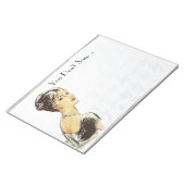 ヴィンテージレトロイラストレーション皮肉引用文 ノートパッド (アングル)