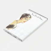 ヴィンテージレトロイラストレーション皮肉引用文 ポストイット (アングル)