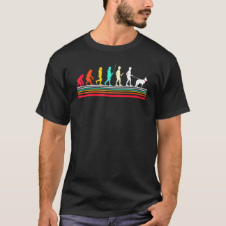 ヴィンテージレトロイレブン羊飼い犬 Tシャツ