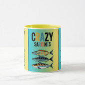 ヴィンテージレトロイワシ、フィッシャーマンエステティック マグカップ (中央)