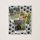 ヴィンテージレトロインスタント3 Petフォトフレーム前版印刷 ジグソーパズル (縦)