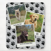 ヴィンテージレトロインスタント3 Petフォトフレーム前版印刷 マウスパッド (正面)