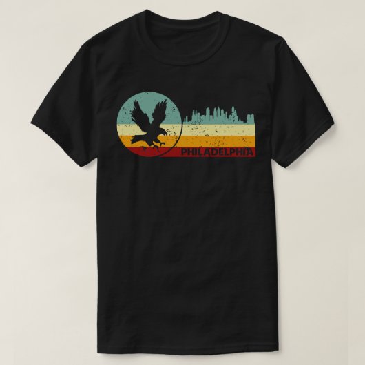 ヴィンテージレトロイーグルズ Tシャツ (デザイン正面)
