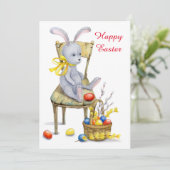 ヴィンテージレトロイースターバニー シーズンカード (スタンド正面)