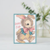 ヴィンテージレトロイースターバニー シーズンポストカード (スタンド正面)