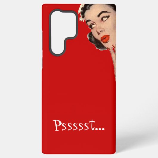 ヴィンテージレトロウィメンゴシップ SAMSUNG GALAXYケース (裏面)