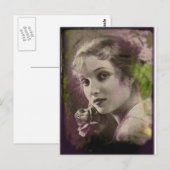 ヴィンテージレトロウィメンズ20sハリウッドアリスジョイス ポストカード (正面/裏面)