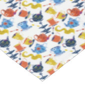 ヴィンテージレトロウィンターお洒落ティーパーティー テーブルクロス (アングル)