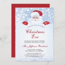 ヴィンテージレトロウォーターカラーサンタクロースクリスマスイブ