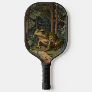 ヴィンテージレトロウッドランドアールヌーボーカエル ピックルボールラケット