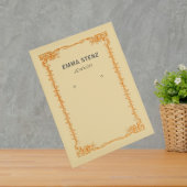 ヴィンテージレトロエフェメライヤリングディスプレイカード 名刺