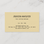 ヴィンテージレトロエフェメラフレーム 名刺 (裏面)