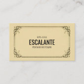 ヴィンテージレトロエフェメラフレーム 名刺 (正面)