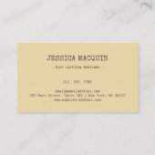 ヴィンテージレトロエフェメラフレーム 名刺 (裏面)