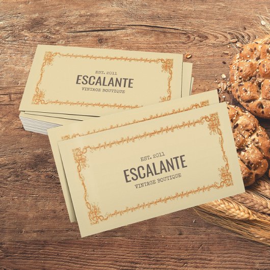 ヴィンテージレトロエフェメラフレーム 名刺