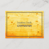 ヴィンテージレトロエレガントや木工職人 名刺 (正面)