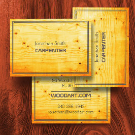 ヴィンテージレトロエレガントや木工職人 名刺