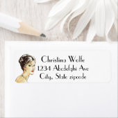 ヴィンテージレトロエレガントイラストレーションポップ・アートのアートl ラベル (インサイチュ)