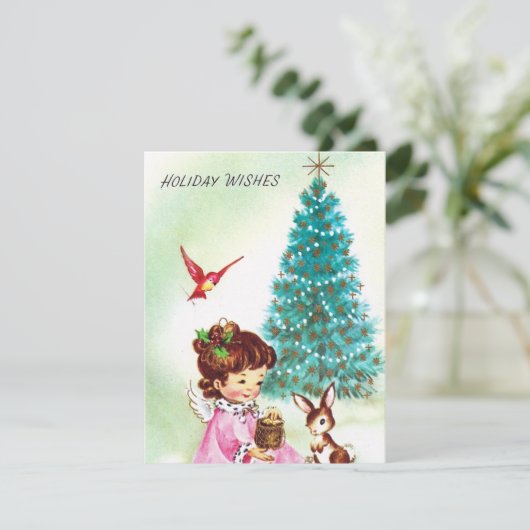 ヴィンテージレトロエンジェル追加メッセージカード シーズンカード (スタンド正面)