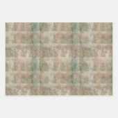 ヴィンテージレトロオーナメントツリー ラッピングペーパーシート (正面)