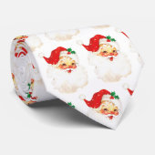 ヴィンテージレトロオールすてきドサンタクロースクリスマス ネクタイ (ロール)