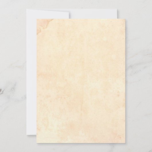 ヴィンテージレトロオールドロマンチックスタイリッシュ漫画結婚ズ 招待状 (裏面)