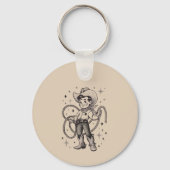 ヴィンテージレトロカウボーイロデオ50thバースデーパーティー キーホルダー (裏面)