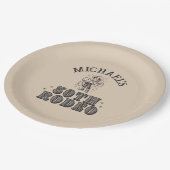 ヴィンテージレトロカウボーイロデオ50thバースデーパーティー ペーパープレート (アングル)