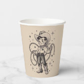 ヴィンテージレトロカウボーイロデオ50thバースデーパーティー 紙コップ (裏面)