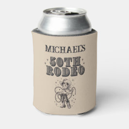 ヴィンテージレトロカウボーイロデオ50thバースデーパーティー 缶クーラー