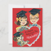 ヴィンテージレトロカスタム先生バレンタインデー シーズンカード (正面)