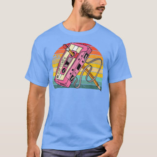 ヴィンテージレトロカセットテープ70年代80年代90年代 Tシャツ