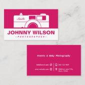 ヴィンテージレトロカメラマン 名刺 (正面/裏面)