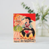 ヴィンテージレトロカンニバルバレンタインカード シーズンポストカード (スタンド正面)