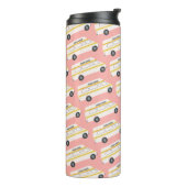 ヴィンテージレトロカンパーヴァンライフモーターホームピンク タンブラー (回転左)