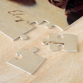 ヴィンテージレトロカー整備士ピンナップガール ジグソーパズル (側面)