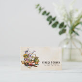 ヴィンテージレトロガーデナーヤードサービス 名刺 (スタンド正面)