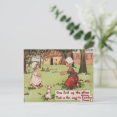 ヴィンテージレトロガールズ&ドグバレンタインカード シーズンポストカード (スタンド正面)