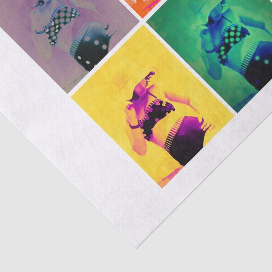 ヴィンテージレトロガール水玉模様ビキニパターン 薄葉紙 (詳細)