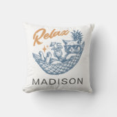 ヴィンテージレトロキャッリラックストハンモックカクテルトレンディー クッション (正面)